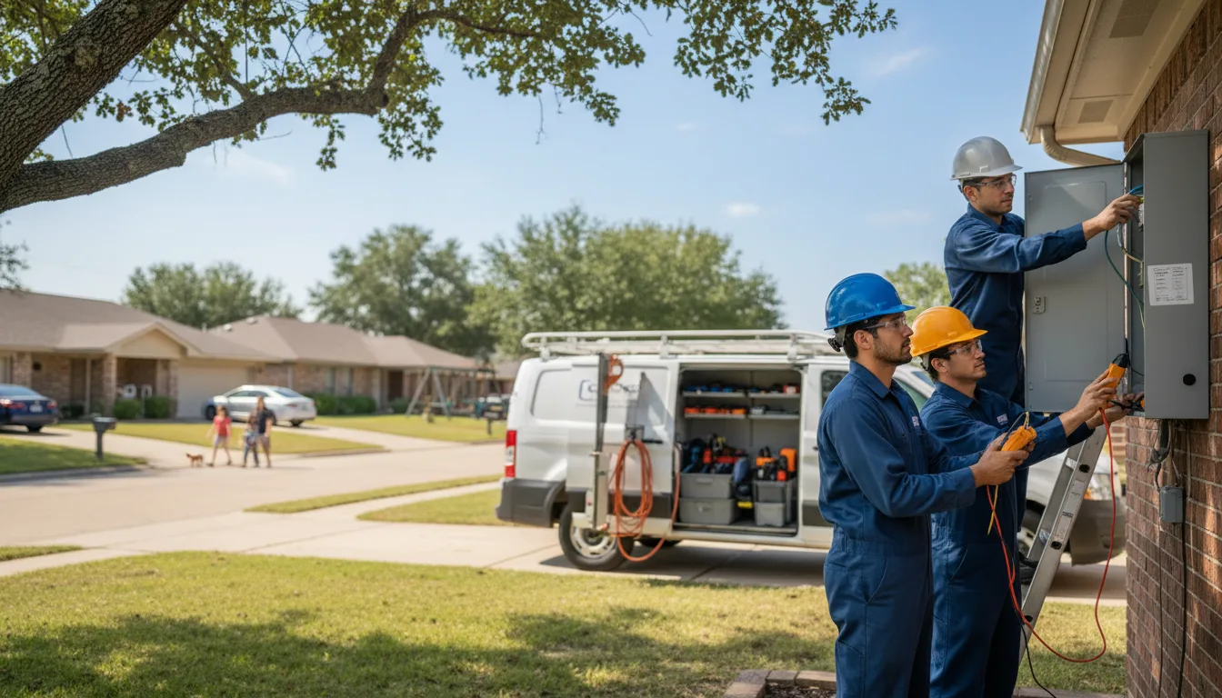 Certified electrician providing emergency electrical services in Newark, IL